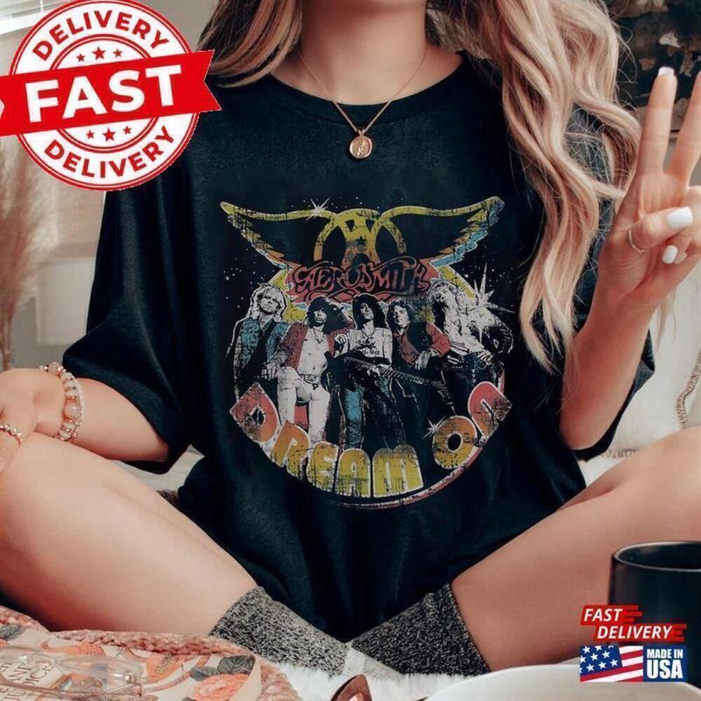 Aerosmith Farewell Tour Dream On Classic Rock Fan T-Shirt